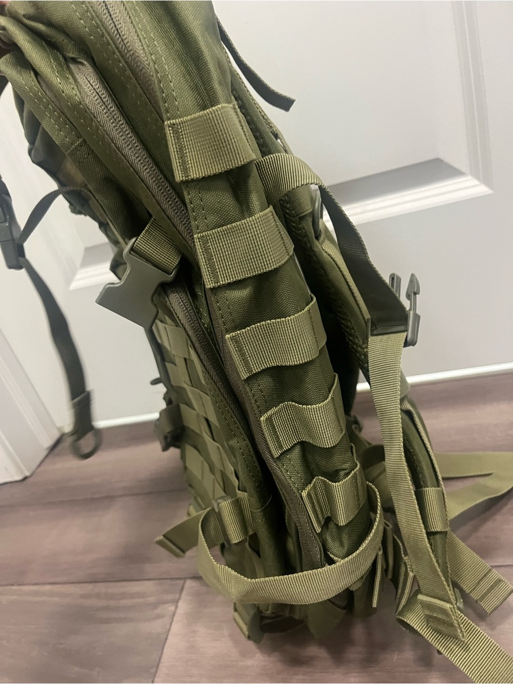 USCCA Military Green Tactical Backpack Adjustable Straps Multi Pocket - Picture 4 of 6
